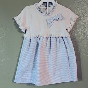 Knit top dress with fabric at bottom good condition purchased from Macy’s